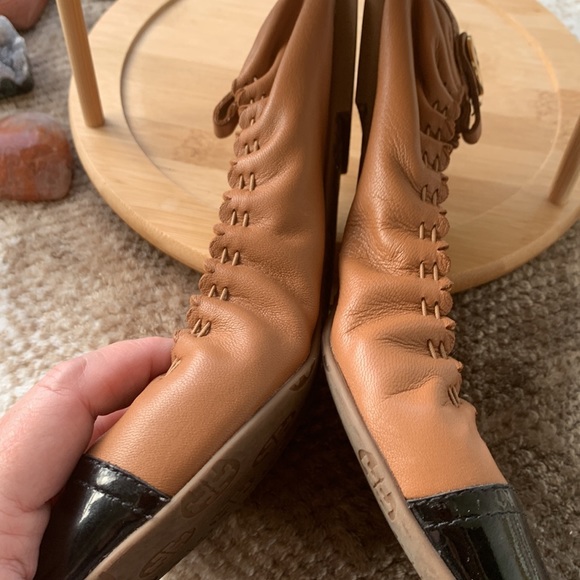 TORY BURCH Cap Toe leather ballet flats - Picture 5 of 7